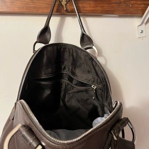 vintage leather longchamp bag